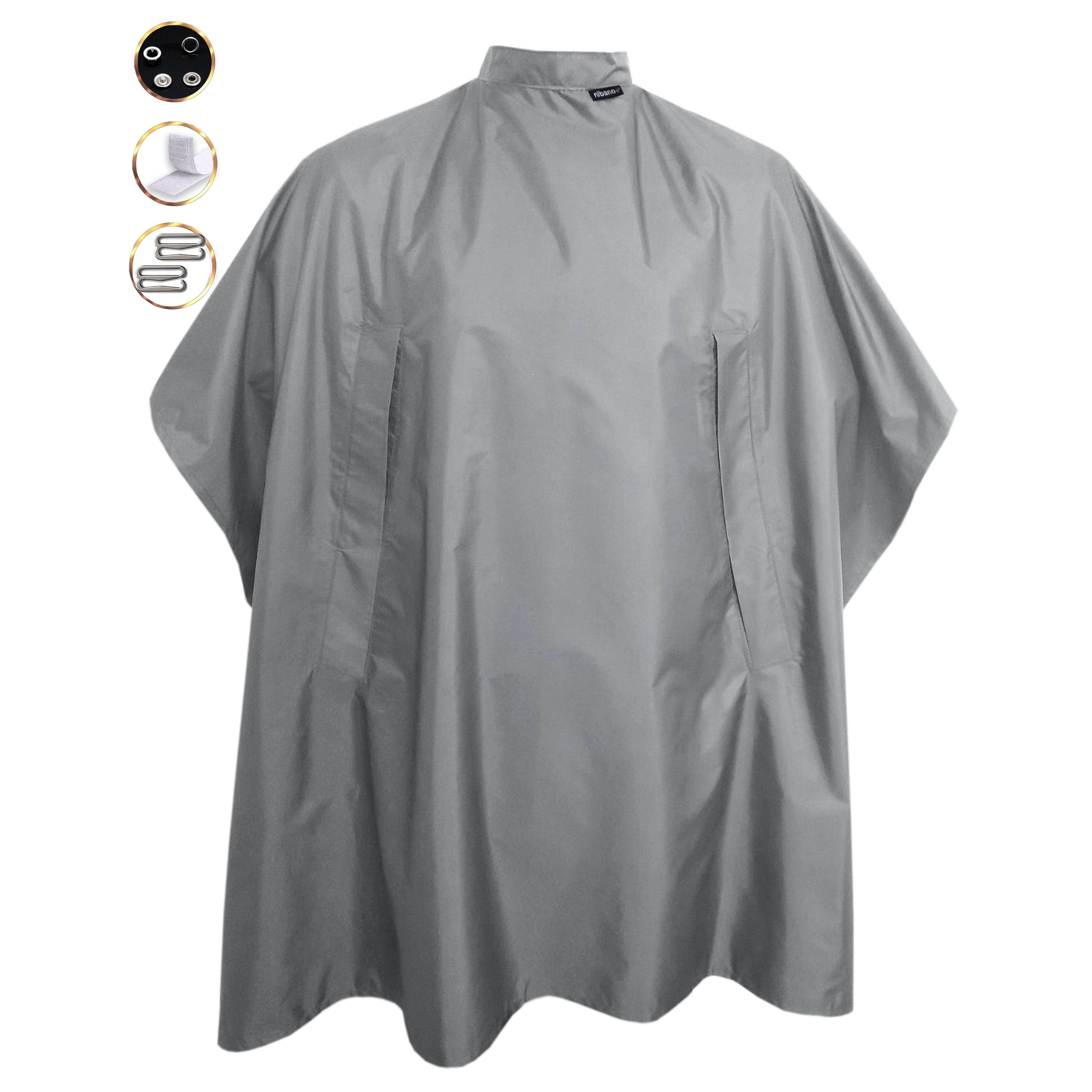 Nibano hairdressing gown grey with hand slits