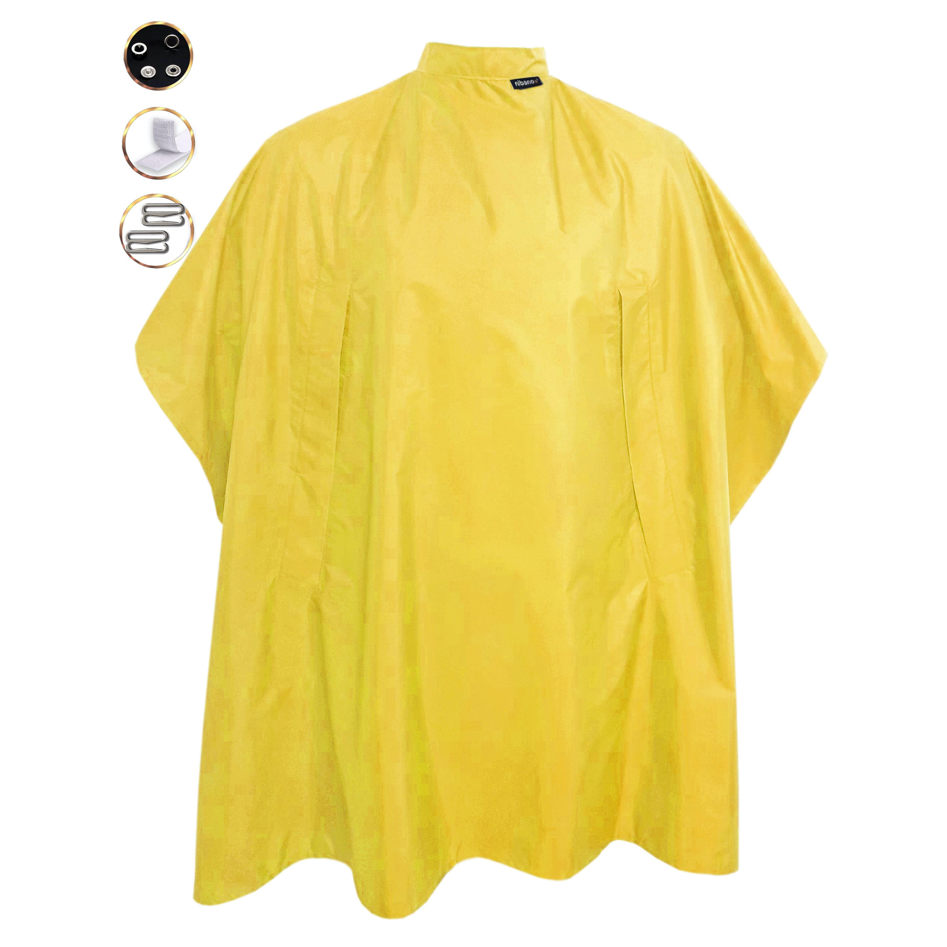 Nibano Hairdressing gown yellow with hand slits