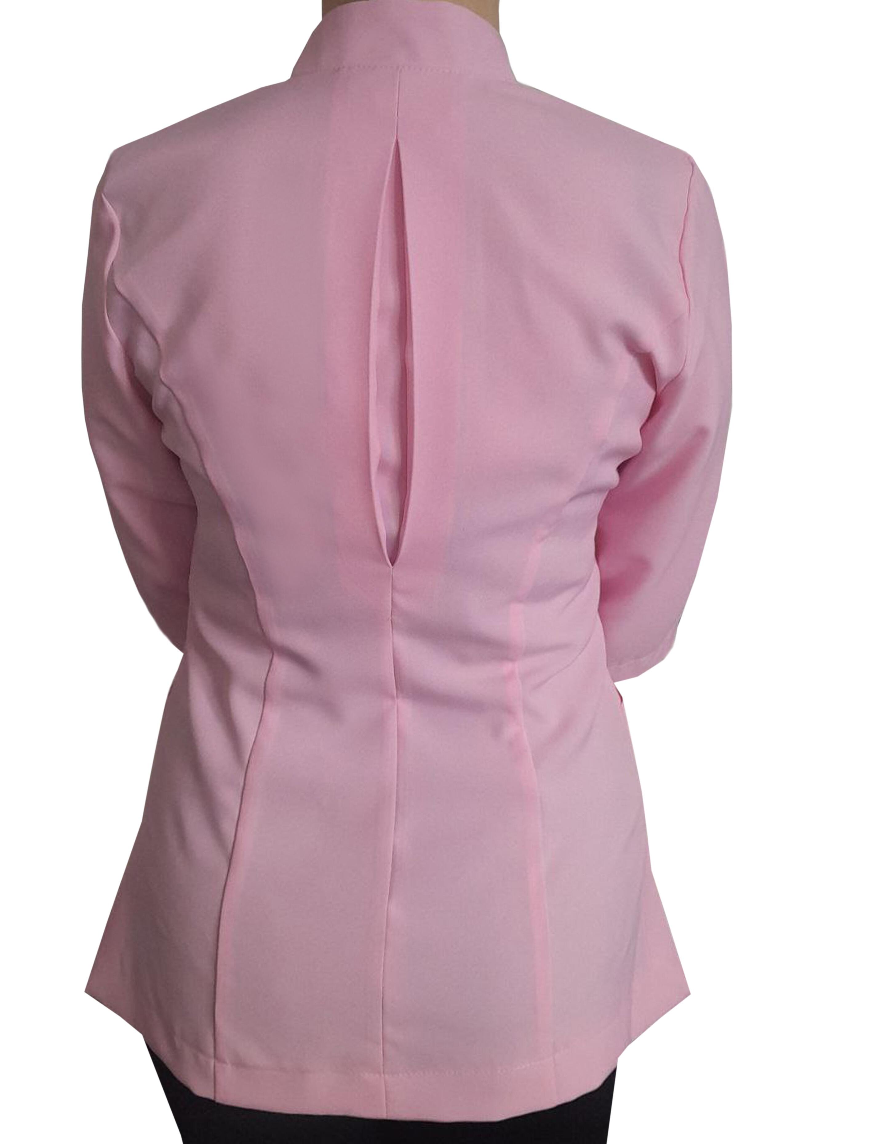 Pink Women's Tunics 3/4 Sleeve with logo