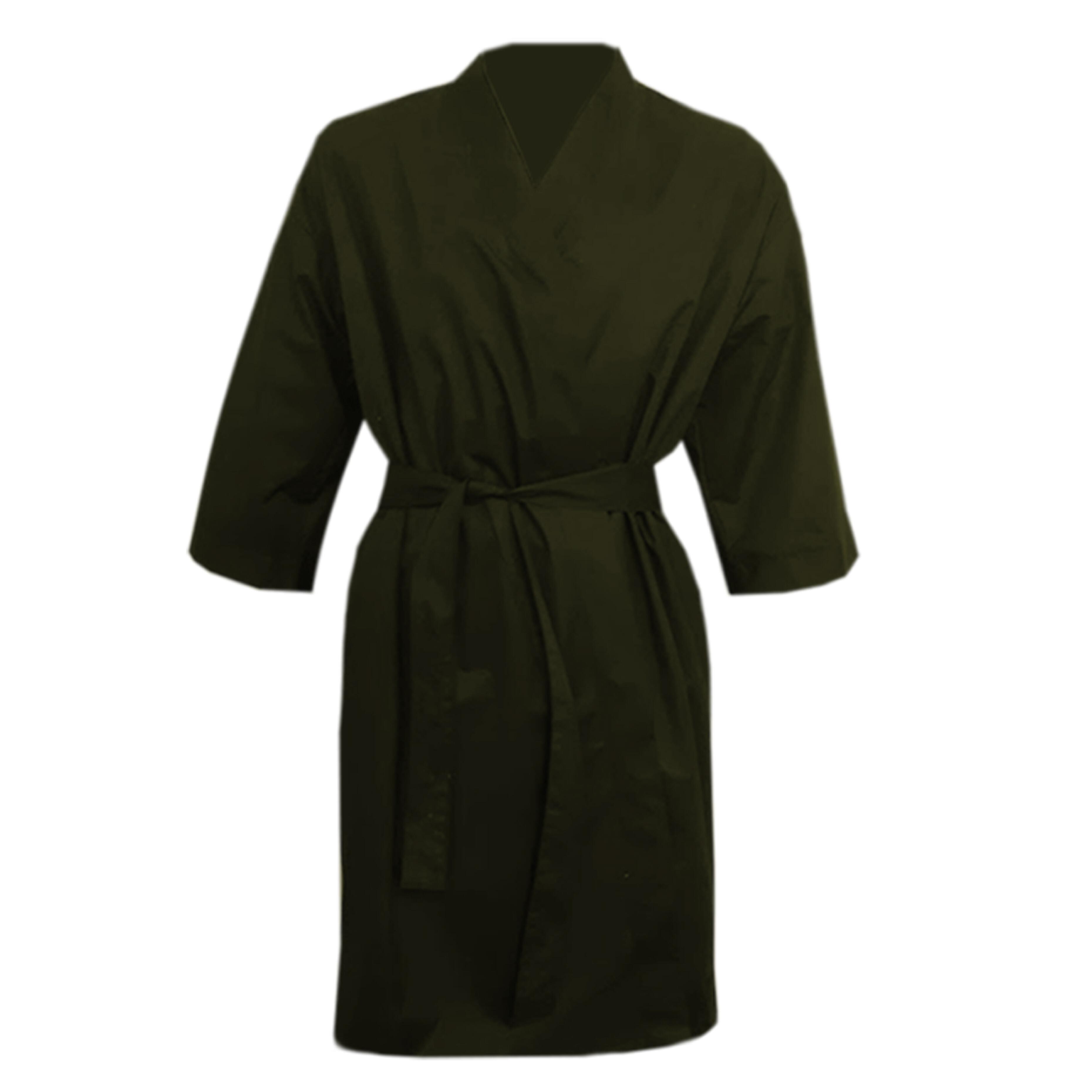 Vintage Green Salon Kids Kimono Gown Nibano