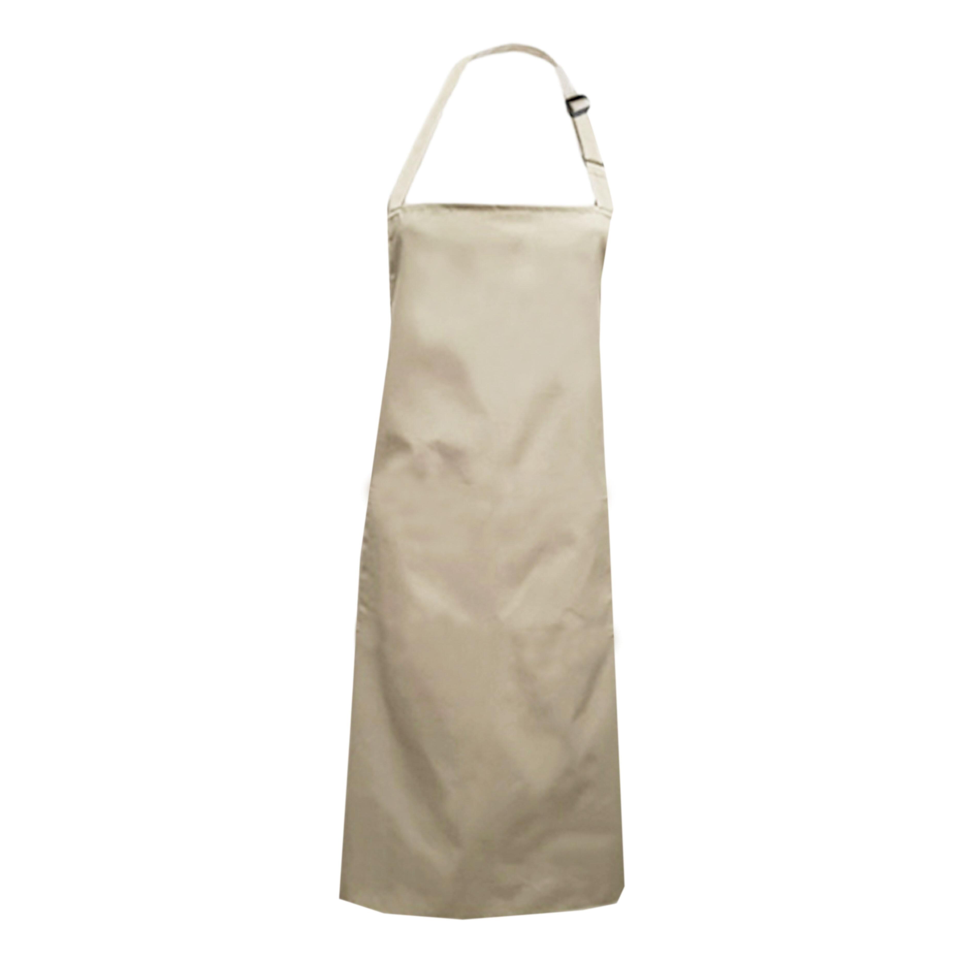 Bib Apron Without Pockets Cream for cook