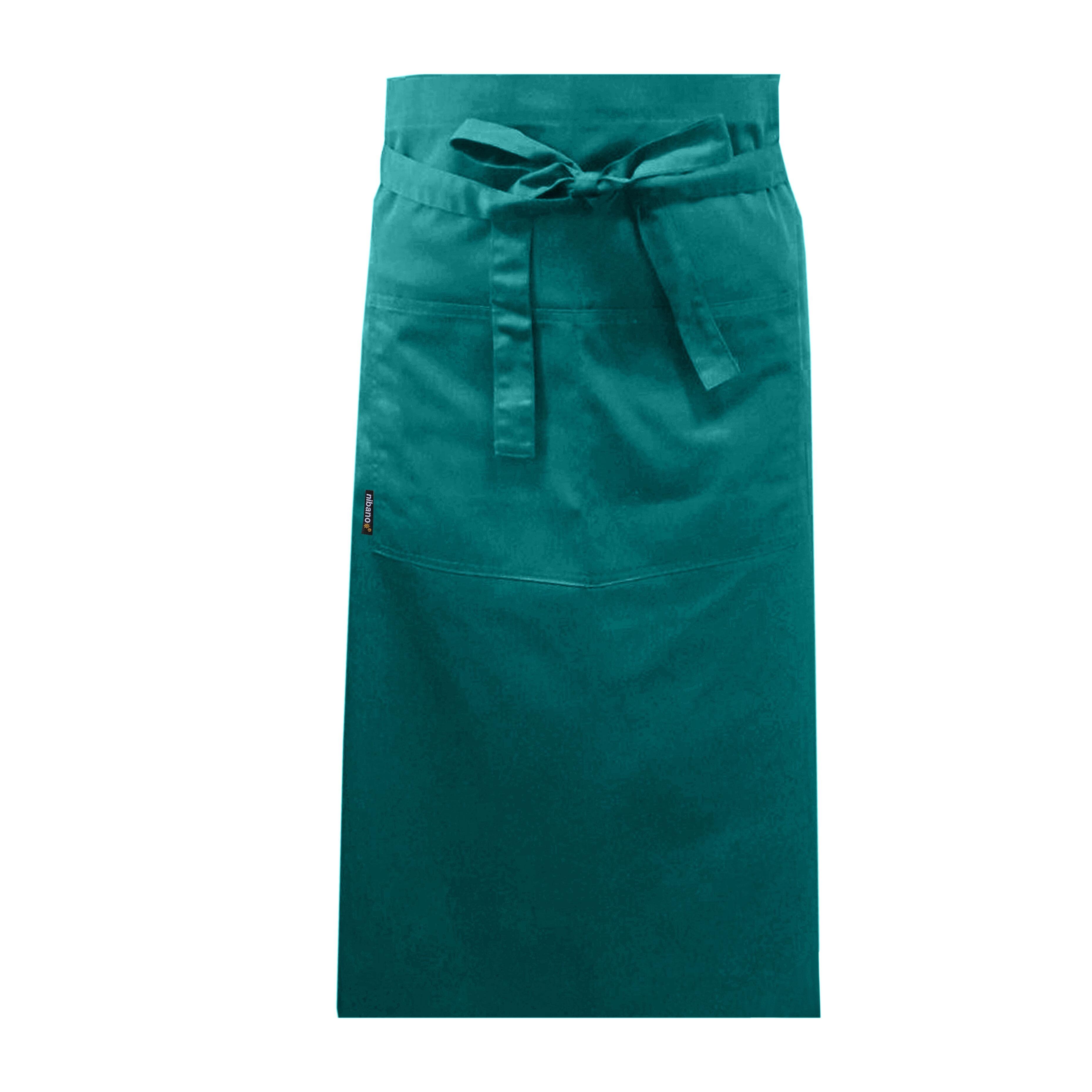 Teal Long Waist Apron for the cook