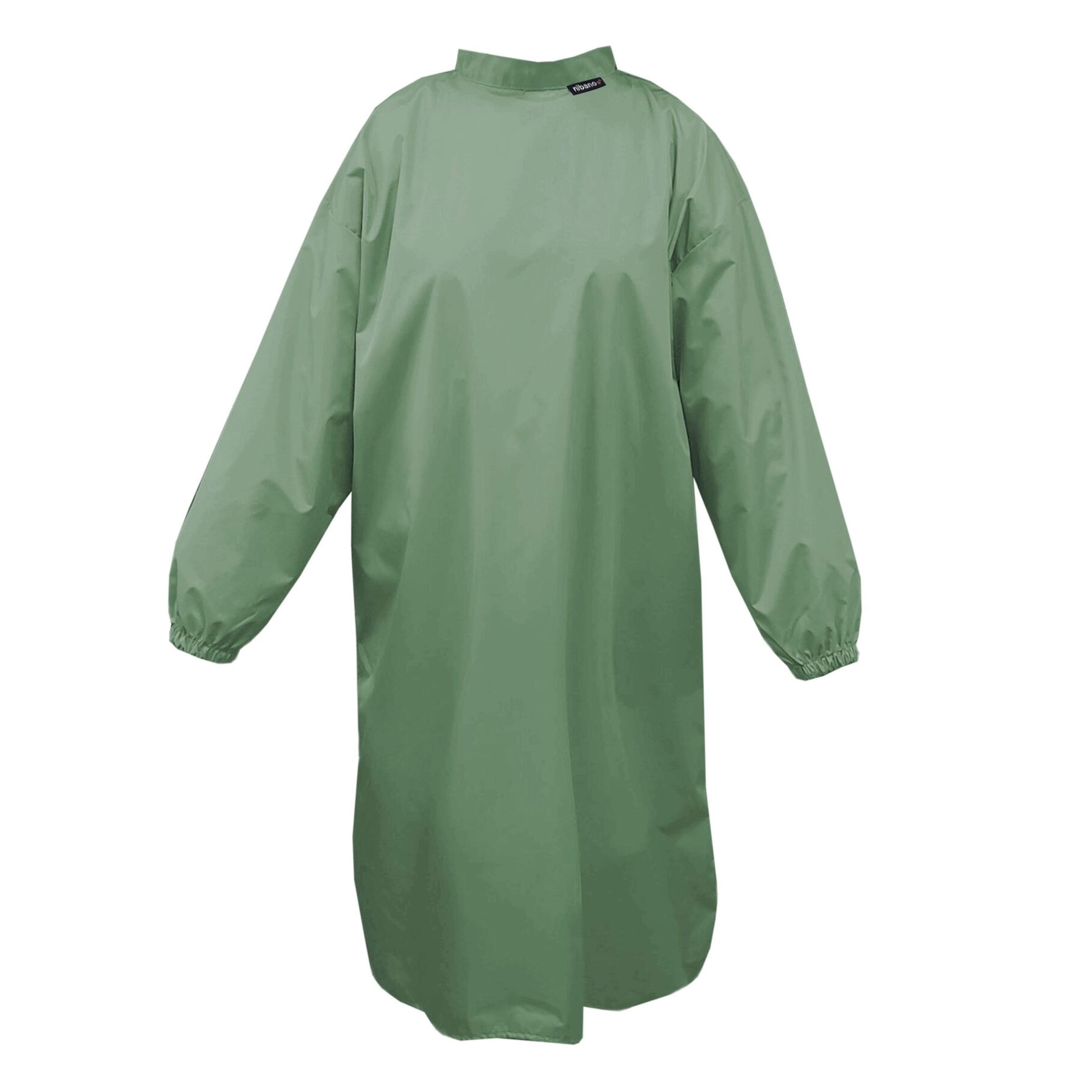Nibano Hairdressing gown with sleeves Olive