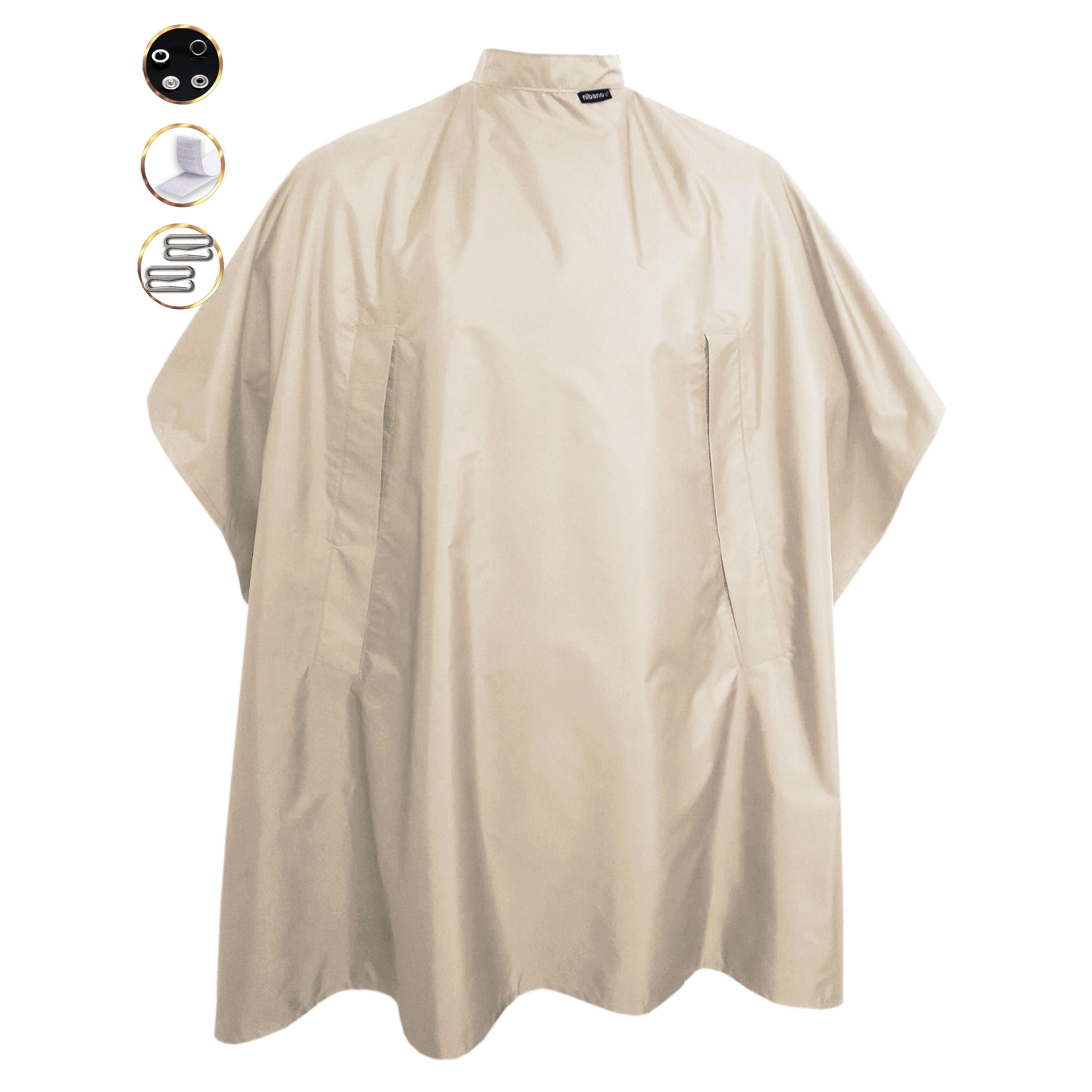 Nibano Hairdressing gown cream with hand slits
