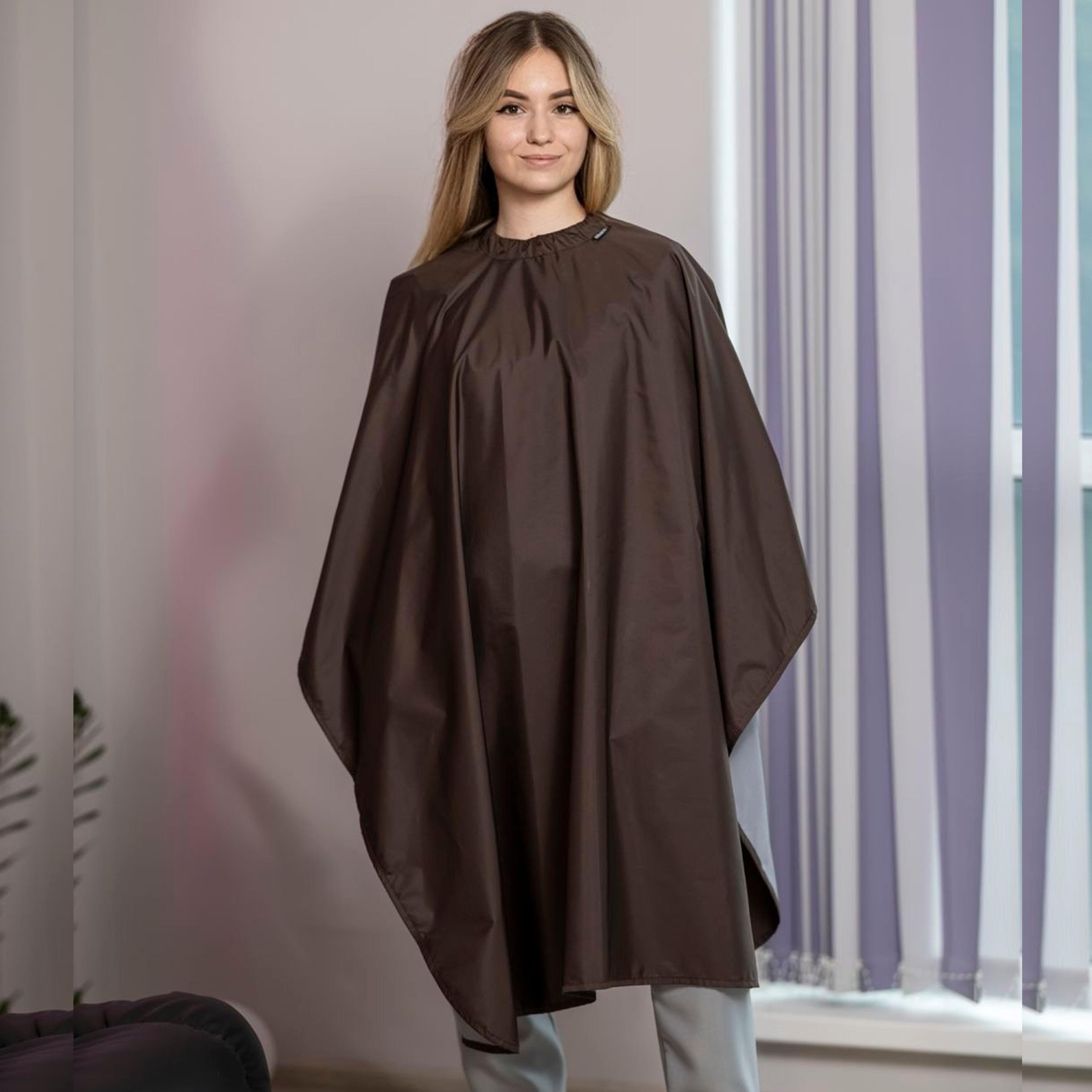 Barber gown chocolate