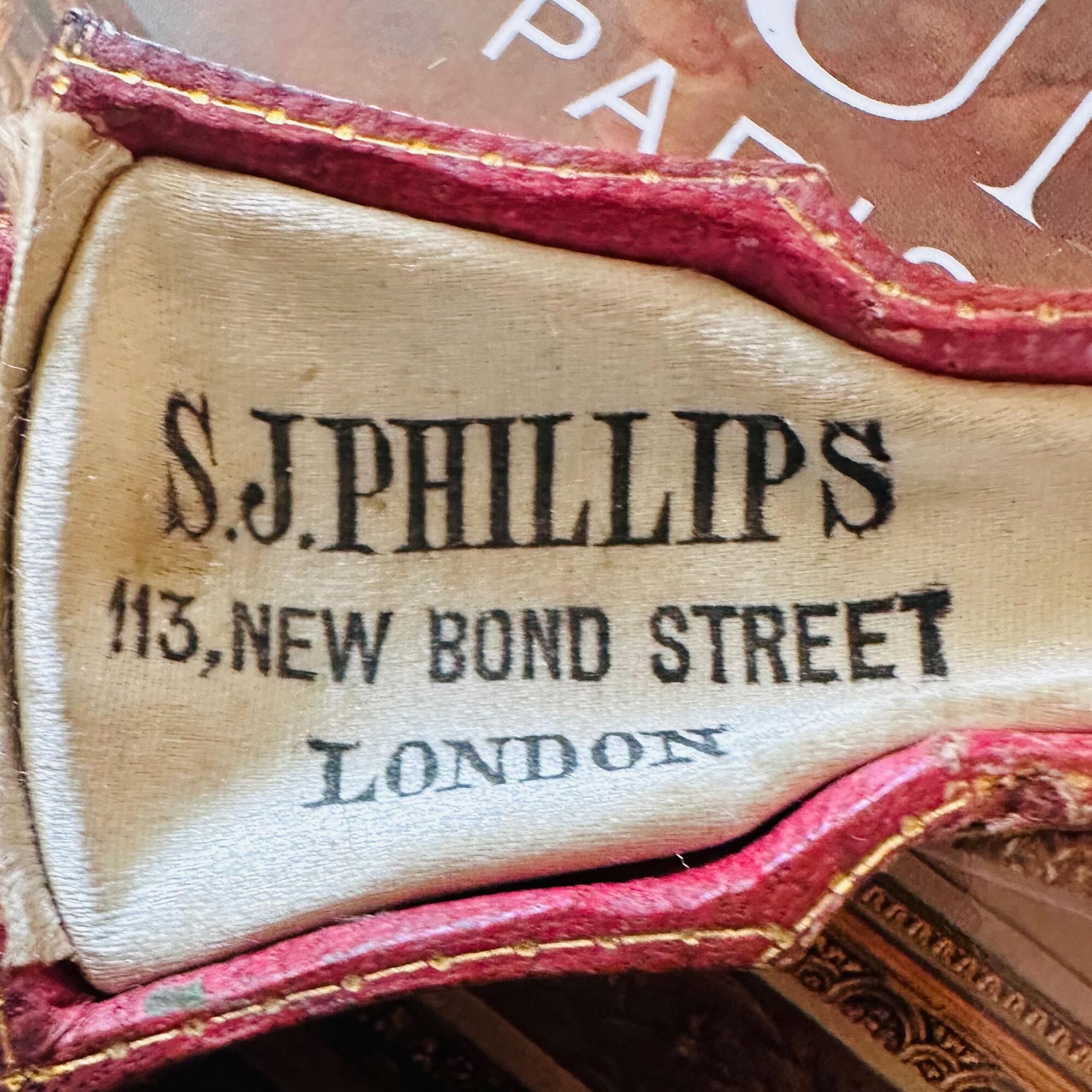 antique S J Phillips, Bond Street London box