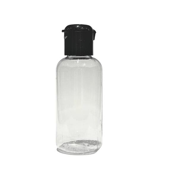 50ml clear plastic bottle with a flip top lid