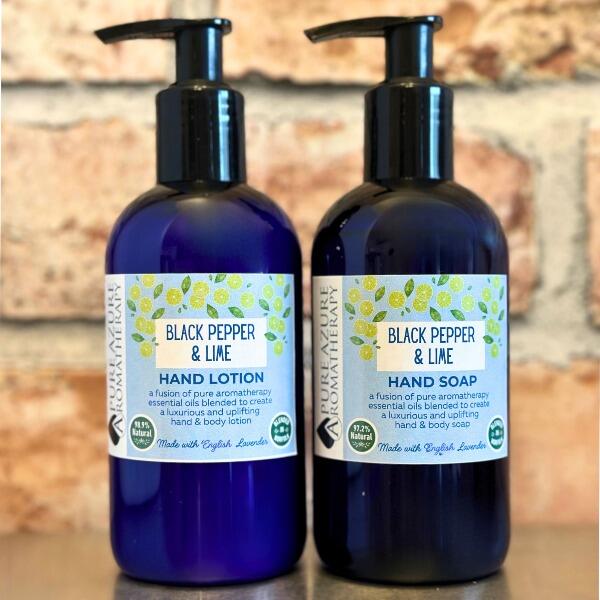 Black Pepper & Lime Soap and Lotion Set