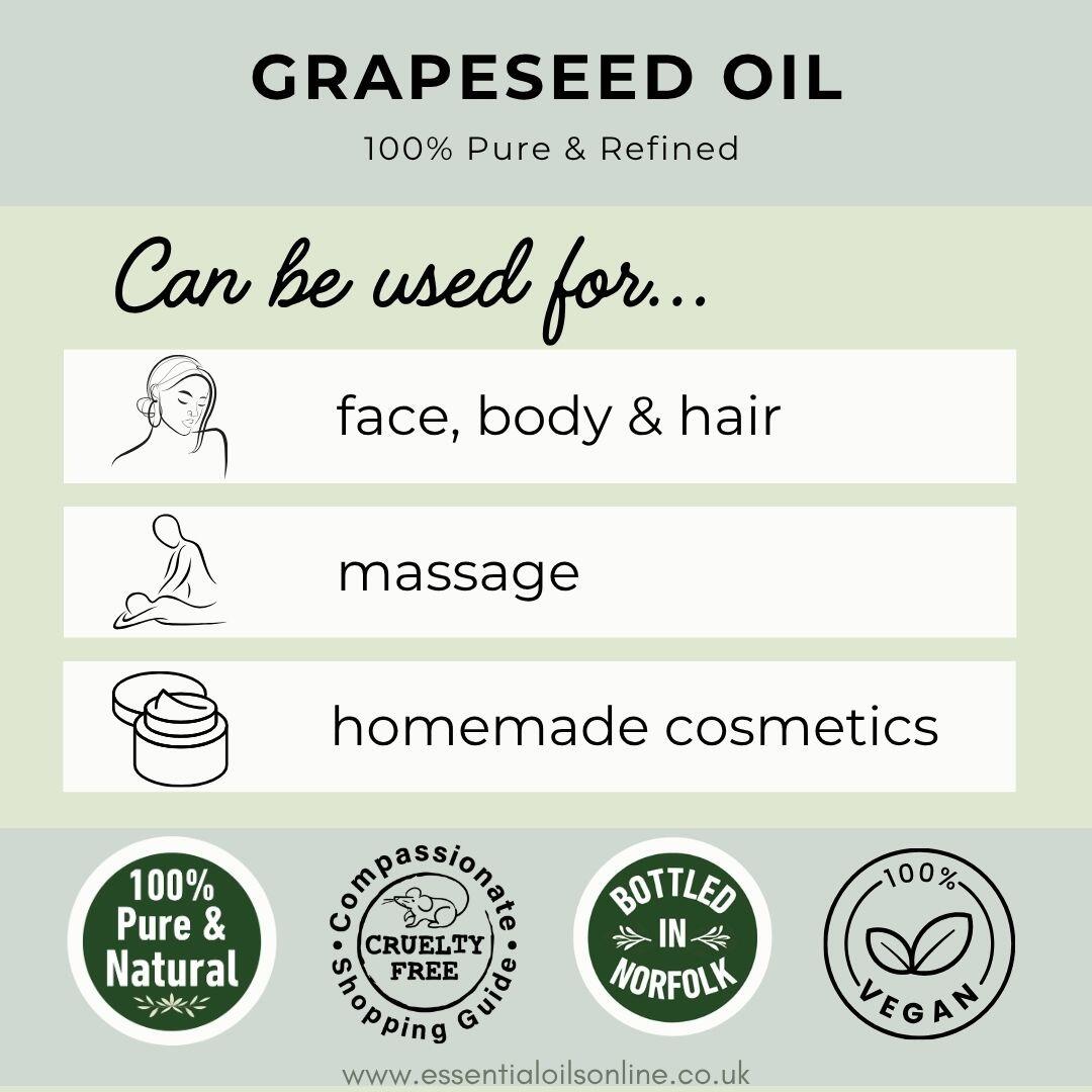 Grapeseed oil uses