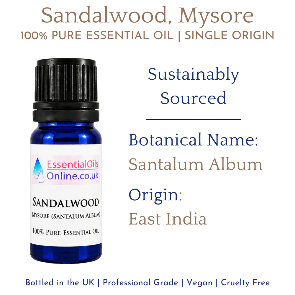 Sandalwood Mysore essential oil information Santalum Album