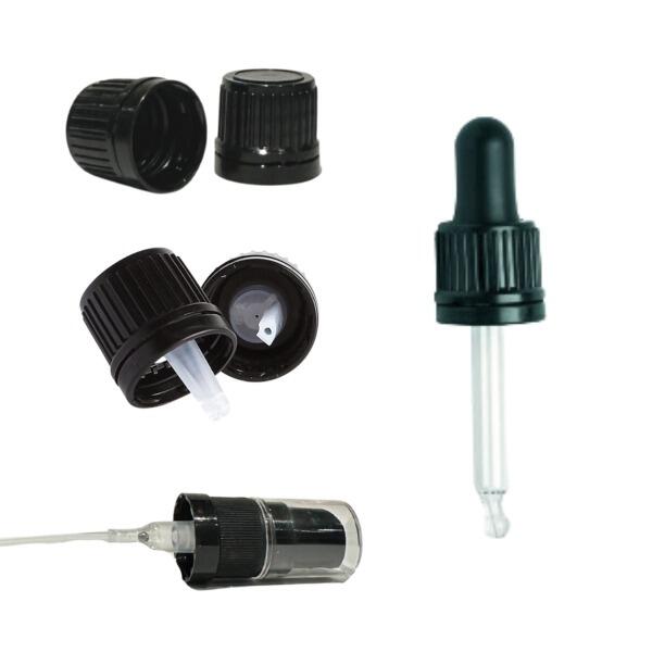 Extra lids for the 10ml/30ml/50ml and 100ml blue glass bottles