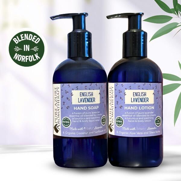 English Lavender Liquid Soap and Lotion Set