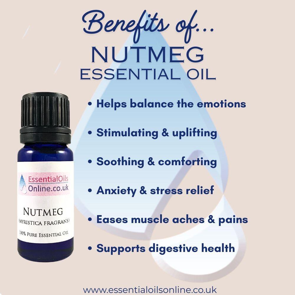 Nutmeg essential oil benefits