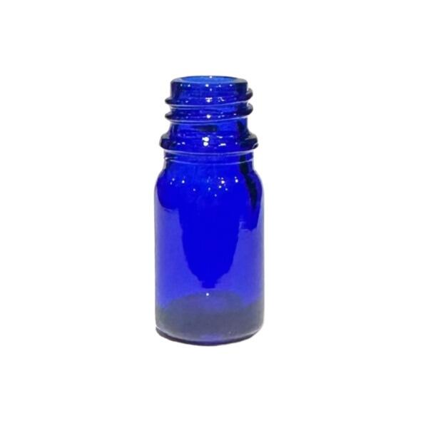 5ml cobalt blue glass bottle - no lid
