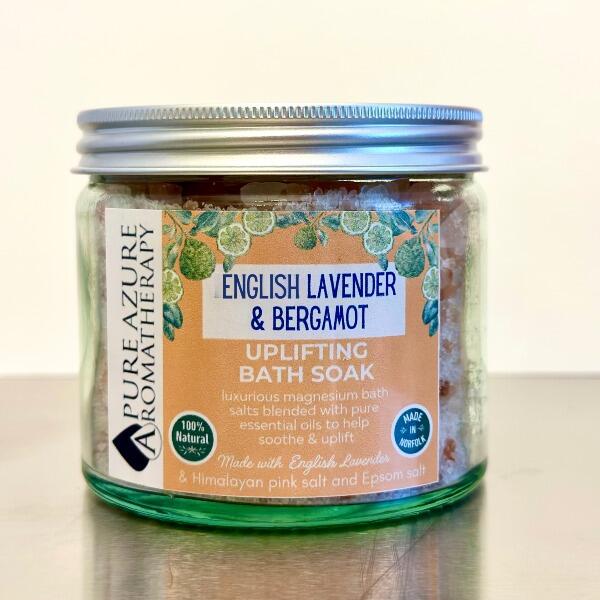 English lavender and bergamot bath salts