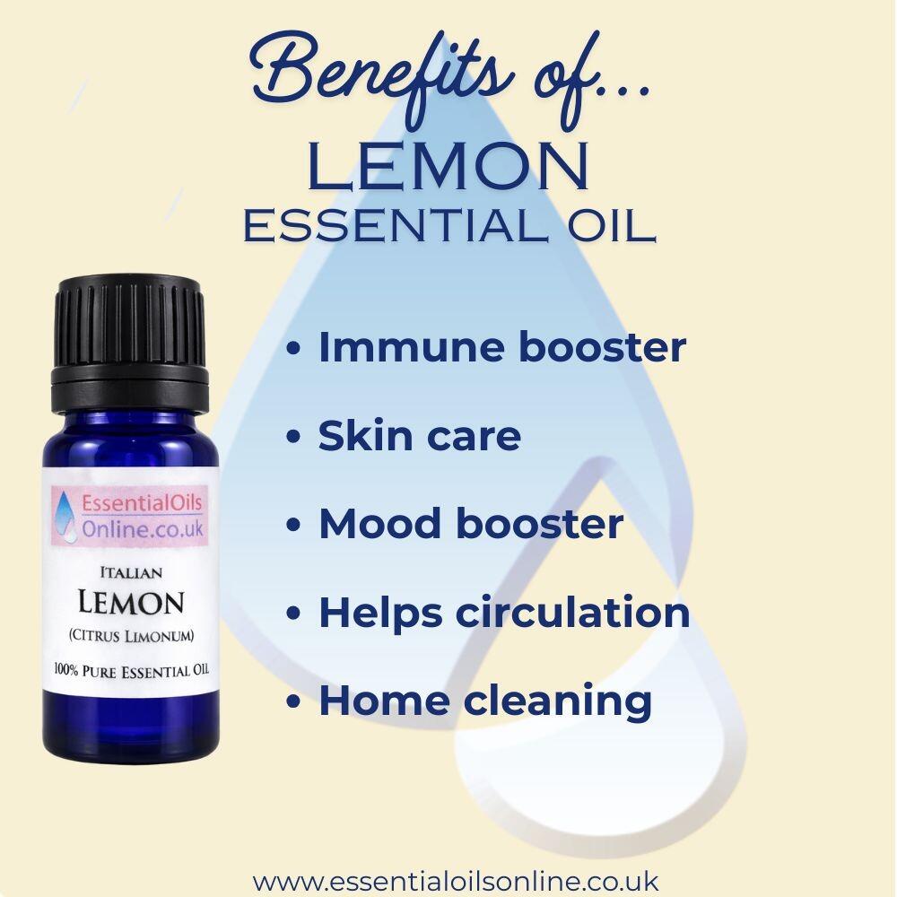 Lemon essential oil benefits