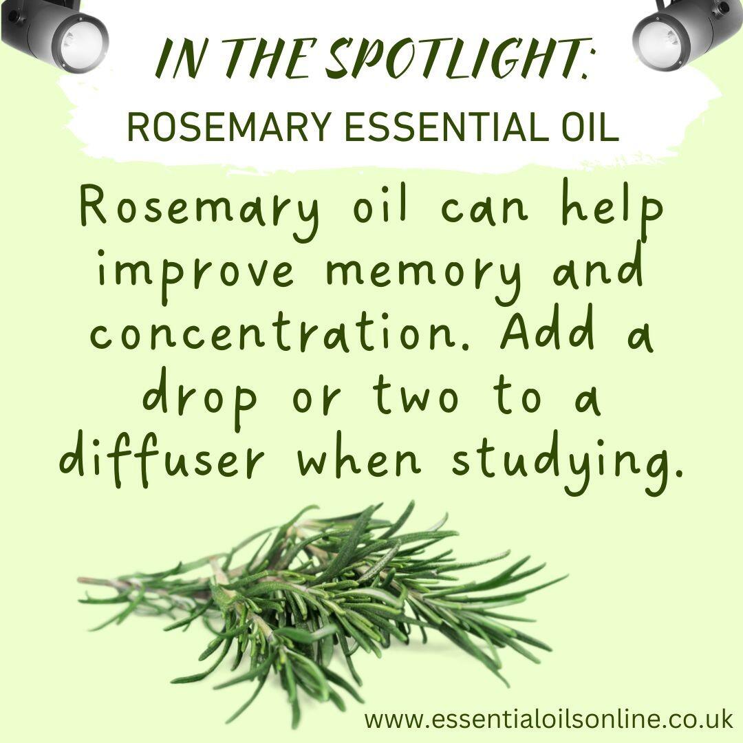 Organic Rosemary essential oil Top Tip