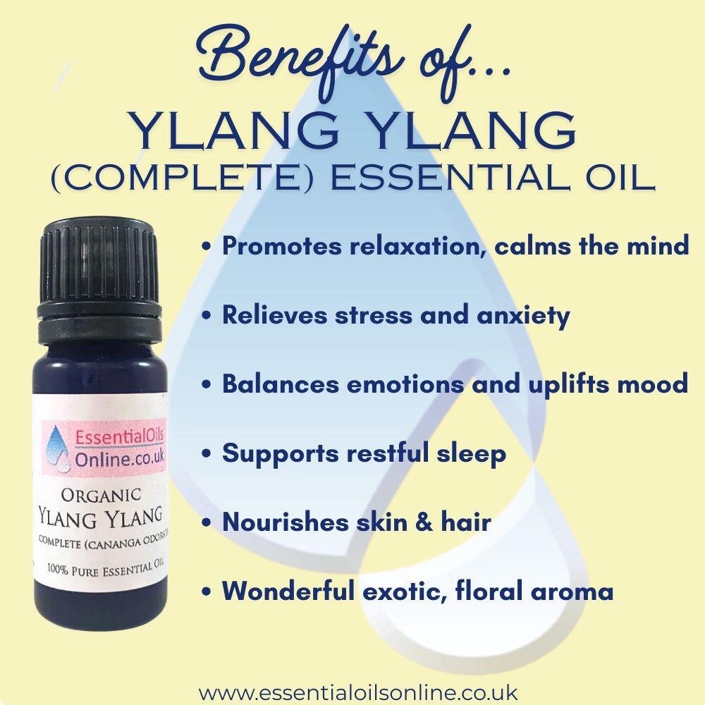 Organic Ylang Ylang essential oil benefits