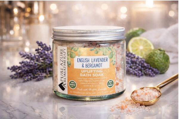 English lavender and bergamot bath soak