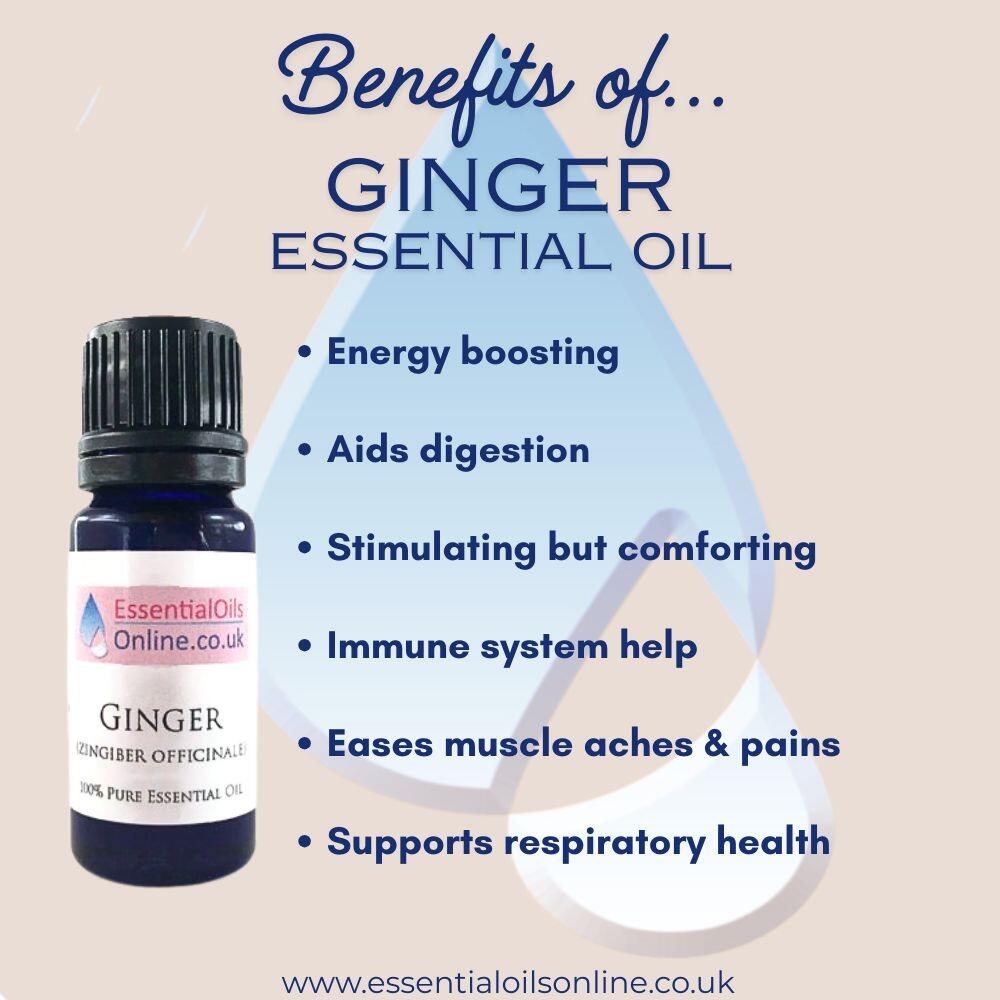 Ginger essential oil benefits