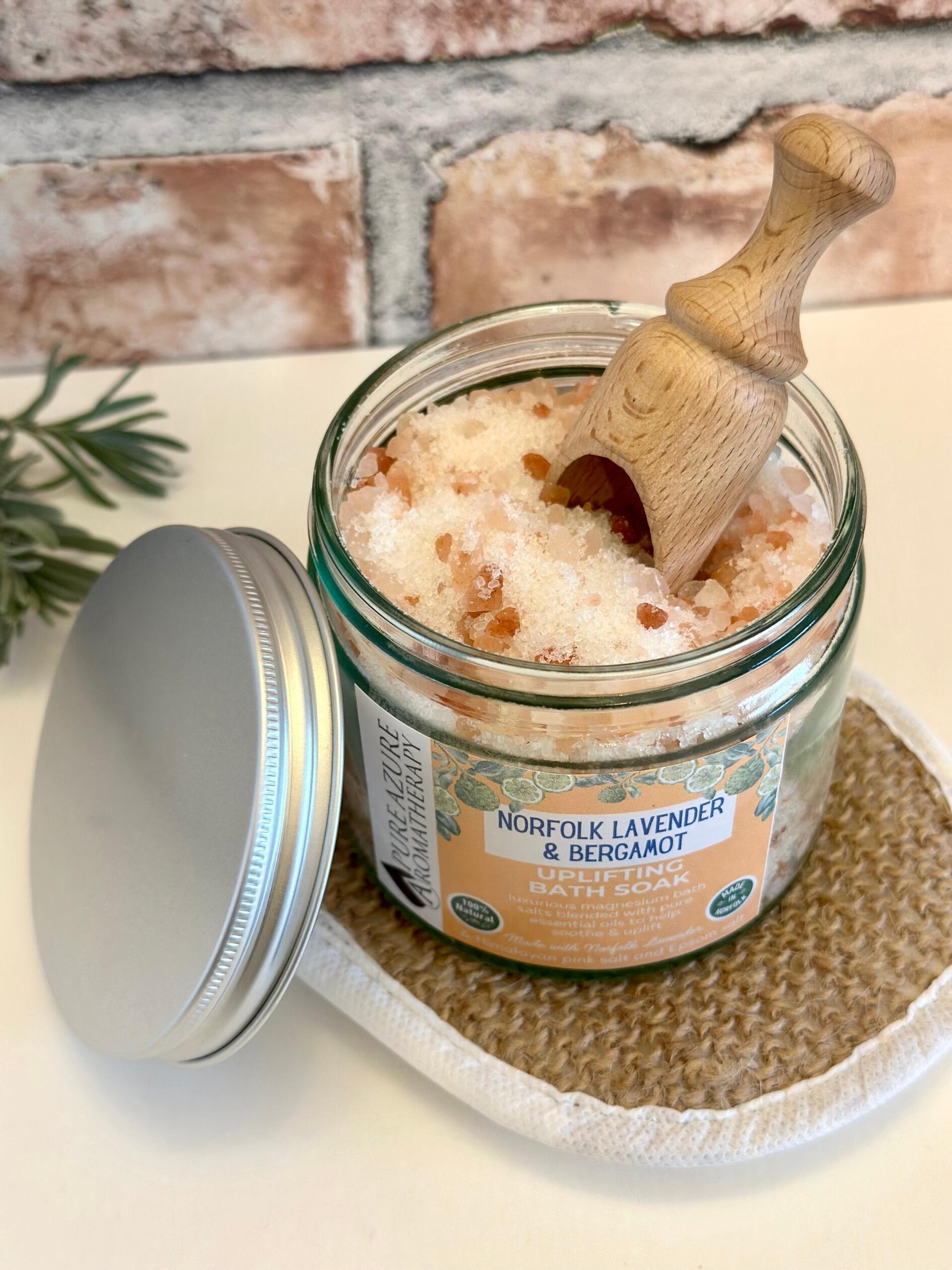 English lavender and bergamot Magnesium bath salts
