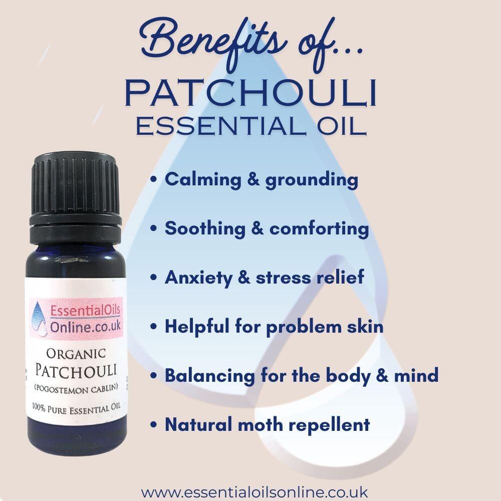 Organic Patchouli essential oil benefits