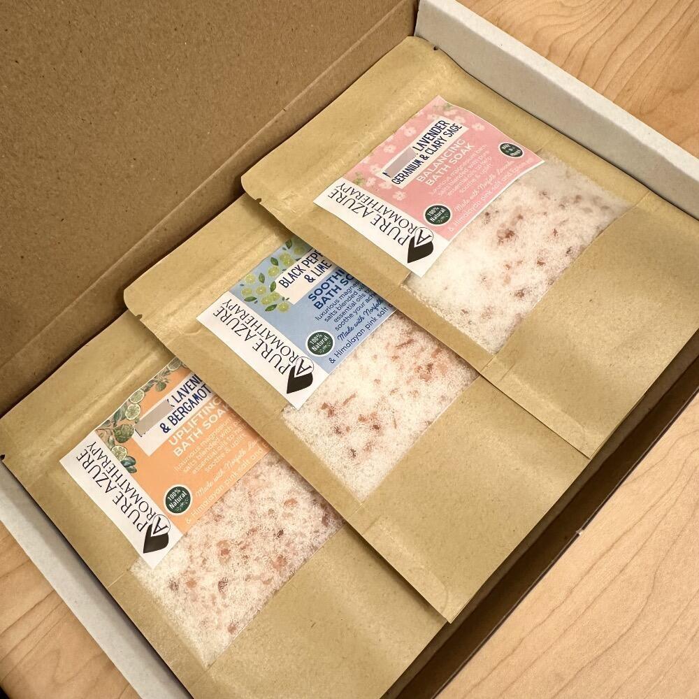 Magnesium bath salts set