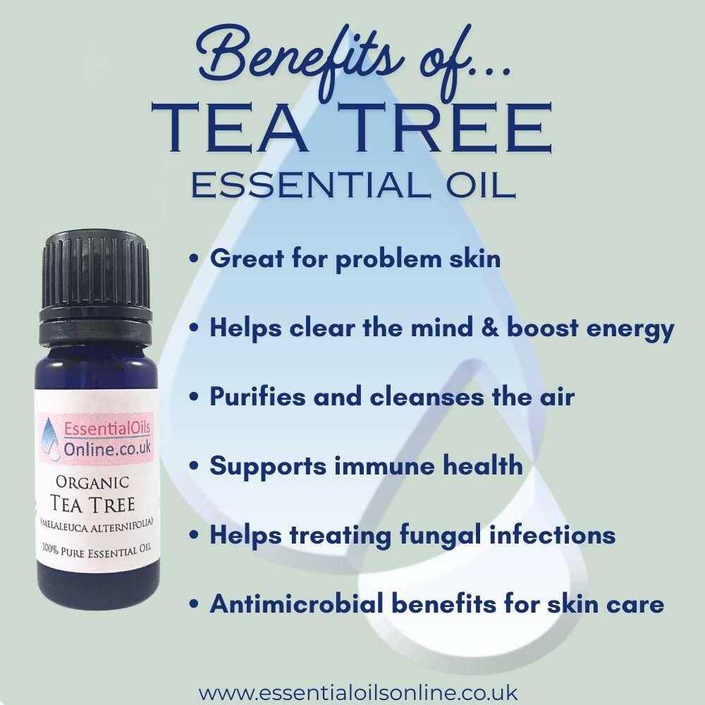 Organic Tea Tree essential oil benefits