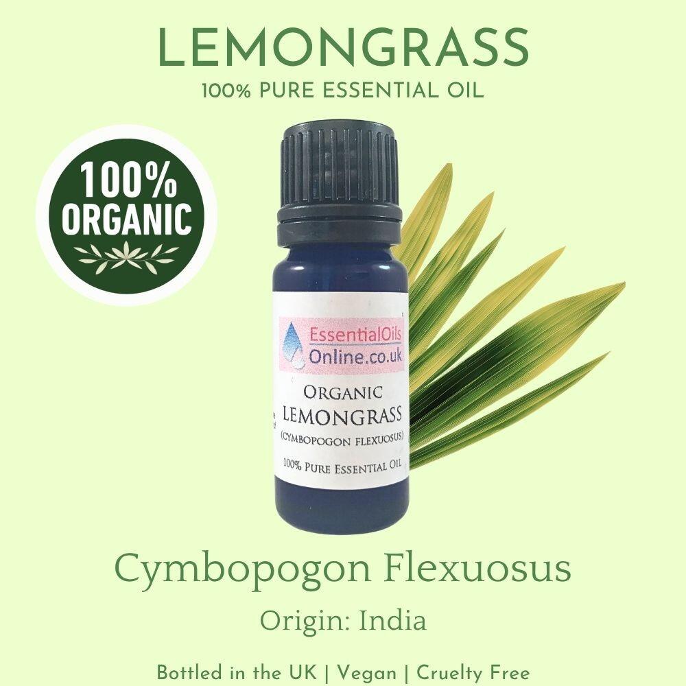 Organic Lemongrass essential oil information