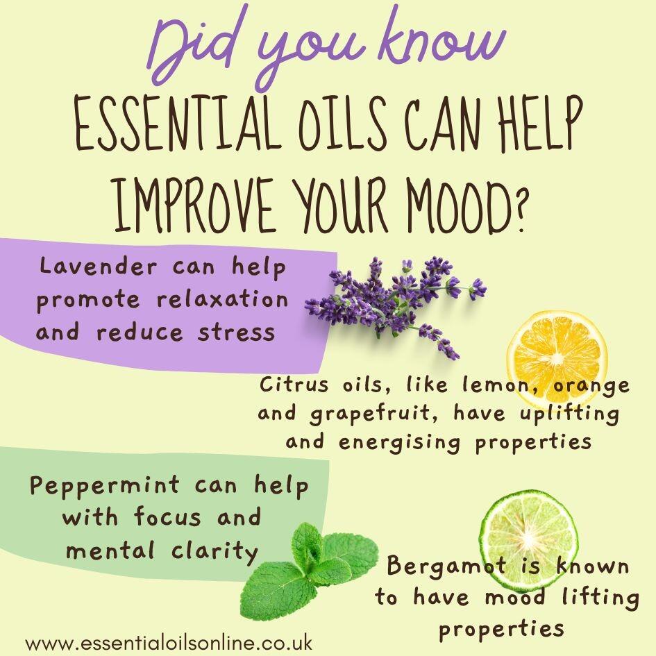 Lemon essential oil for uplifting the mood