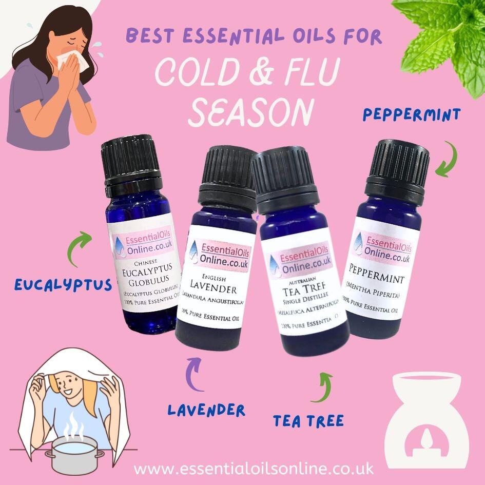 essential oils for cold and flu season