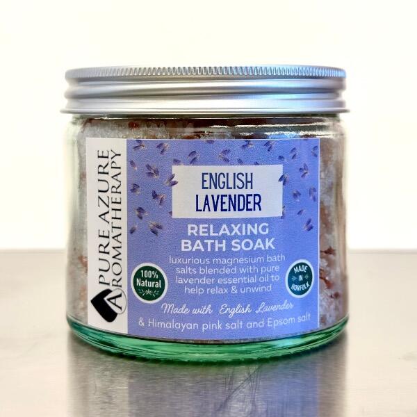 English Lavender relaxing magnesium bath salts
