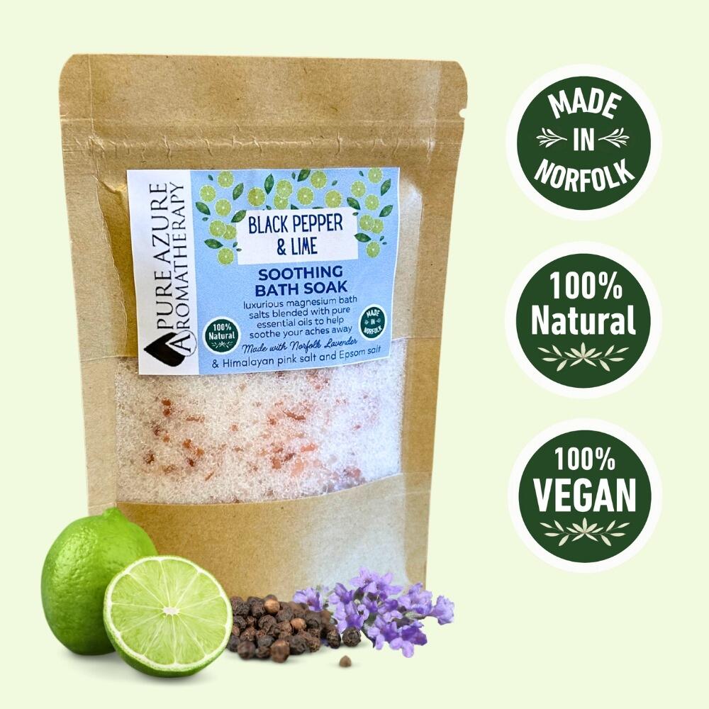 Black Pepper and Lime Bath Soak