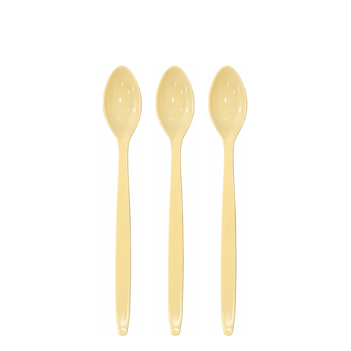 190mm Compostable Spoons - Beige