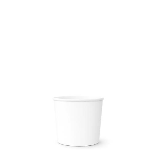 TYPE S19 200ml White Ice Cream Tub -1