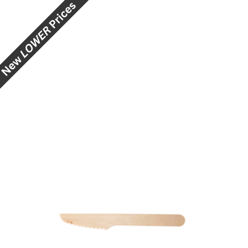 140mm Biodegradable Wooden Knives -1