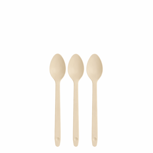 149mm Compostable Spoons - Beige