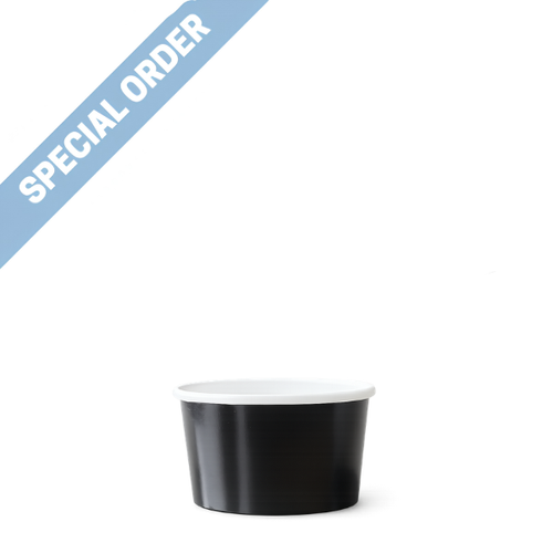 TYPE 80 90ml Ice Cream Tub - Black