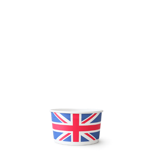 Biodegradable TYPE 102 155ml Ice Cream Tub - Union Jack -1