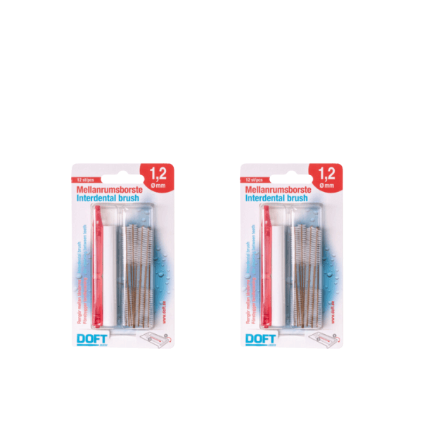 1.2mm Interdental Brushes With Holder Blister Pack -3