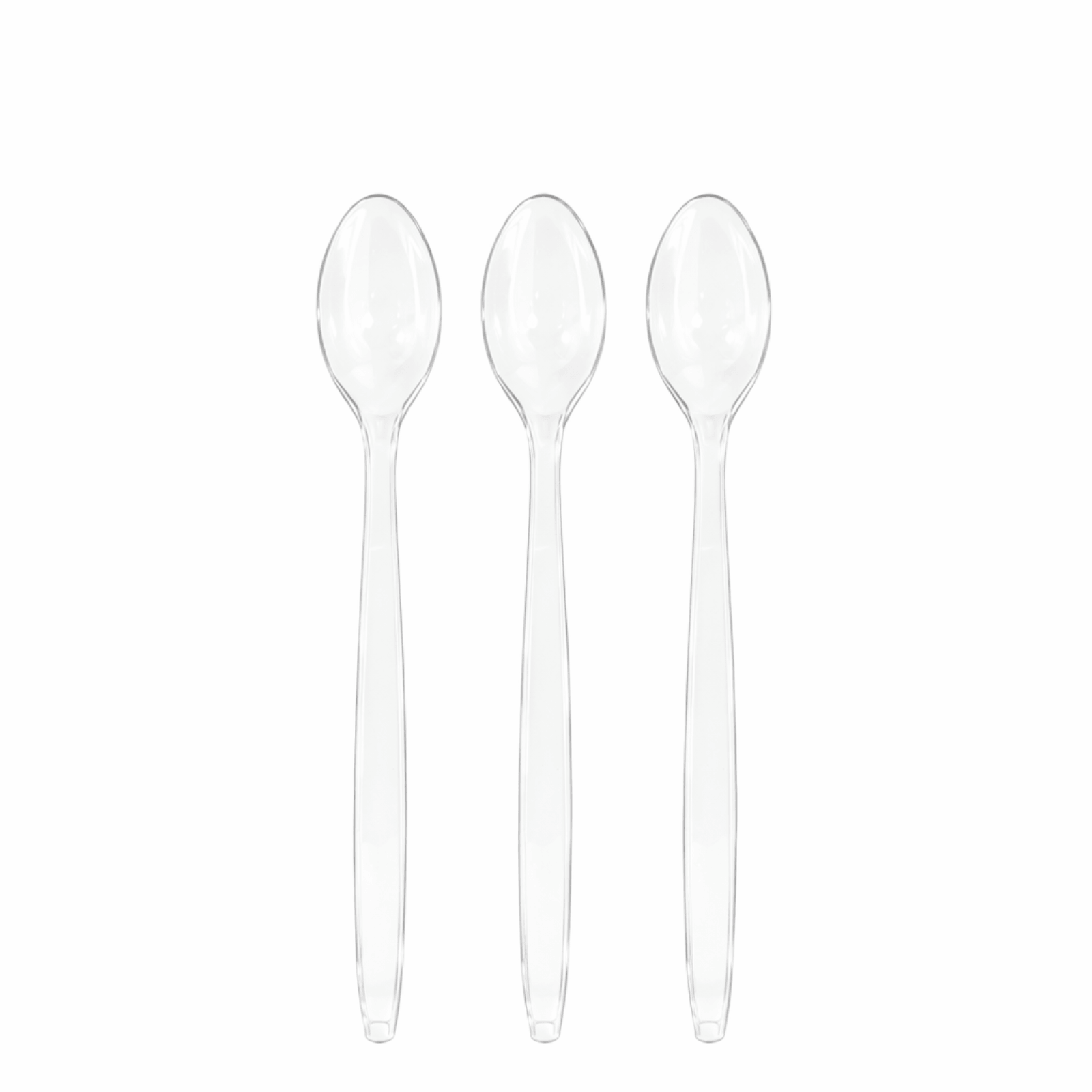 190mm Compostable Spoons - Clear