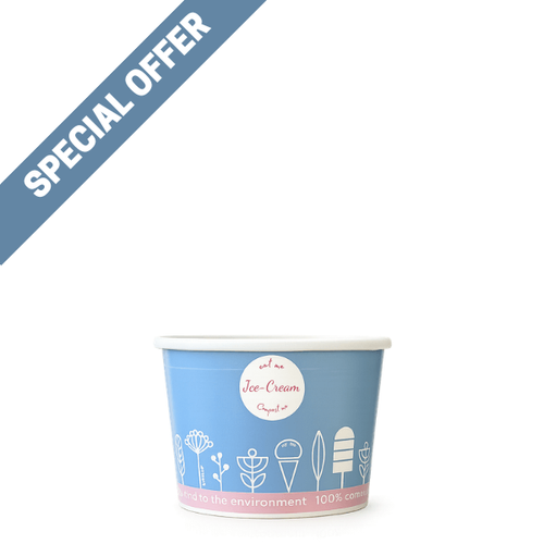 TYPE 250c Compostable 285ml Ice Cream Tub -1