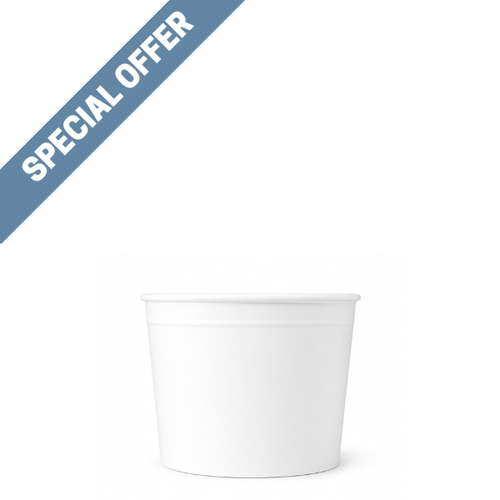 TYPE 65 330ml Ice Cream Tub - White -1