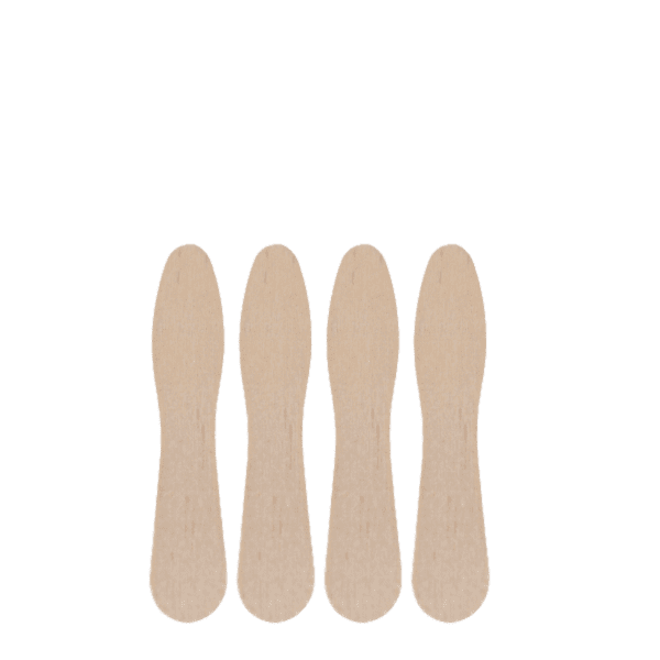 76mm Wooden Ice Cream Spoons -1