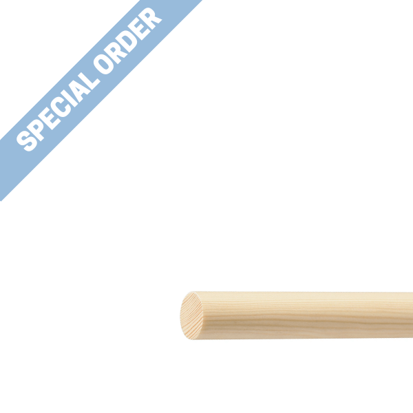 6.35 x 610mm (1/4 x 24") Plain Beech Dowel Rods -1