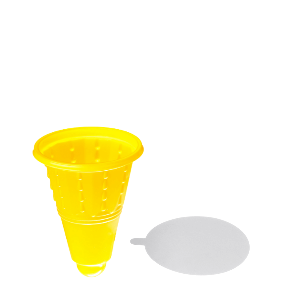 100ml Highball / Screwball Cup - Yellow - 2