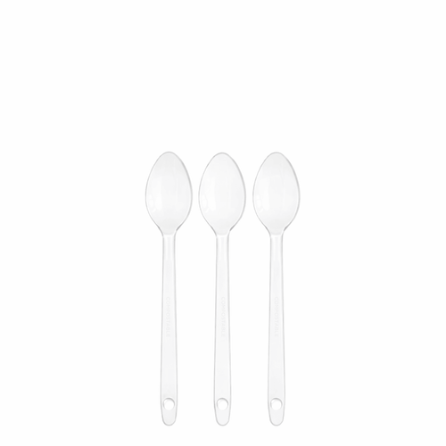 149mm Compostable Spoons - Clear