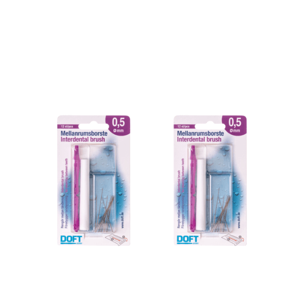 0.5mm Interdental Brushes With Holder Blister Pack -3