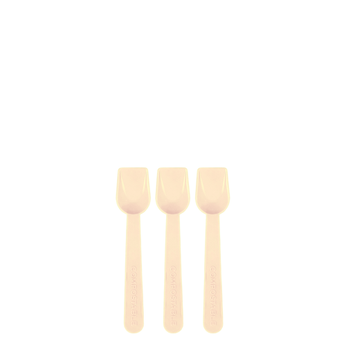 94mm Beige Compostable Spoons -1