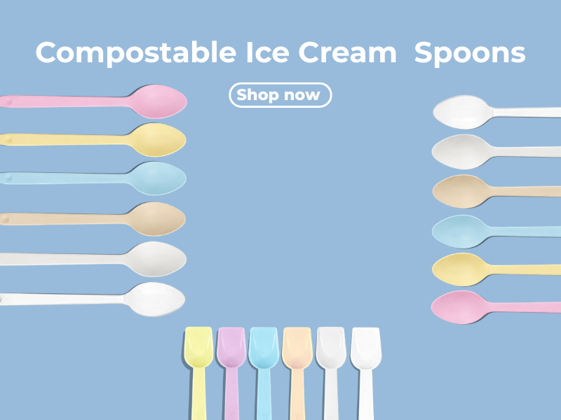 Compostable Ice Cream Spoons